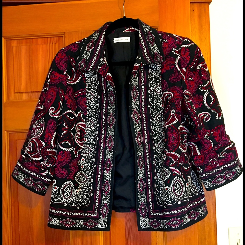 Lightweight lined jacket. Coldwater Creek